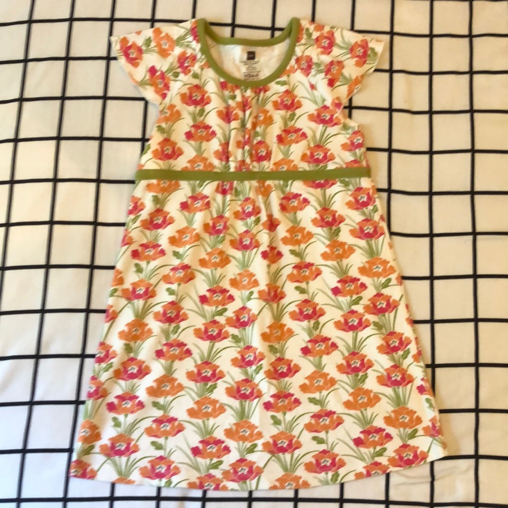 Adorable Tea Collection Flower Print Knit Dress